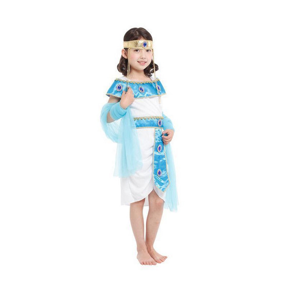 BFJFY Halloween Girls Egyptian Princess Cosplay Fancy Dress Costume