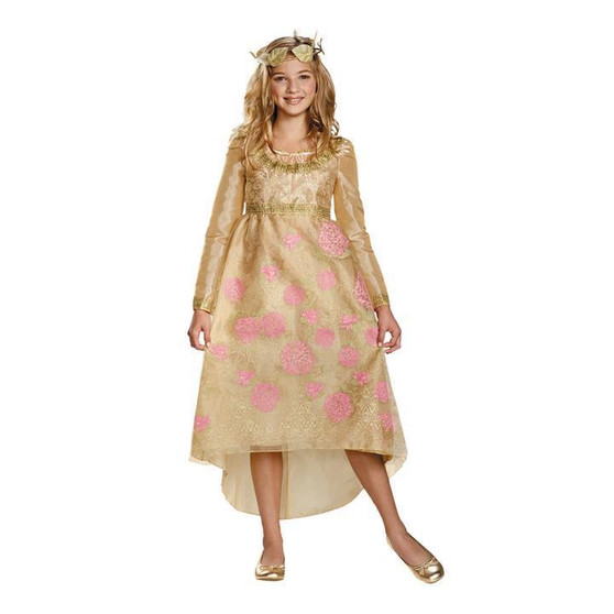 BFJFY Hallloween Girls Princess Dress With Crown Aurora Coronation Gown