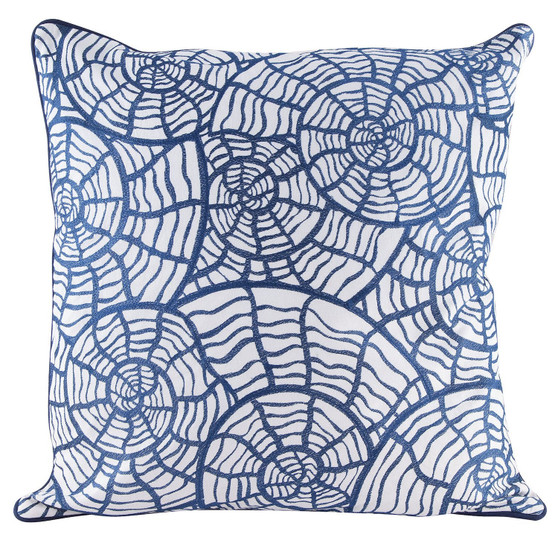 Sea Shells Pillow With Goose Down Insert - Style: 7981778
