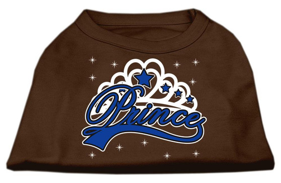 I'm A Prince Screen Print Shirts Brown