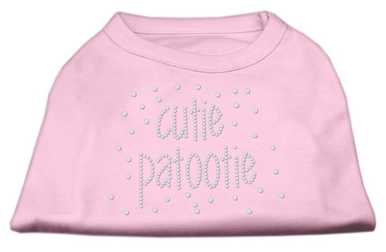 Cutie Patootie Rhinestone Shirts Light Pink