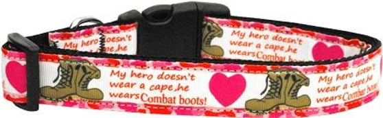 Combat Boots Nylon Dog Collar