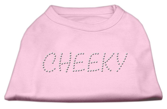 Cheeky Rhinestone Shirt Light Pink