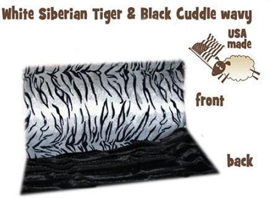 White Siberian Tiger Itty Bitty Baby Blanket