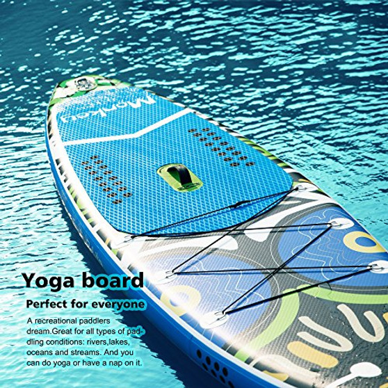 FAYEAN Inflatable Stand Up Paddle Board Cruise Thick Includes Pump, Paddle, Backpack, Coil Leash and Universal Waterproof Case