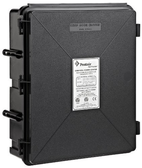 Pentair ENCLLX Black Plastic Power Center Enclosure Replacement ComPool Pool and Spa Control System