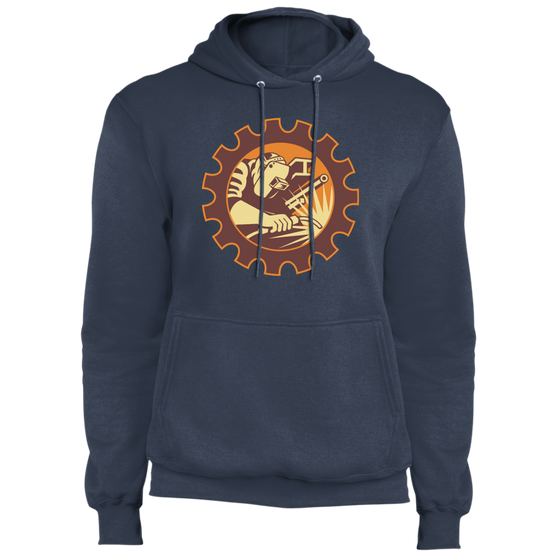 Welder working retro hoodie