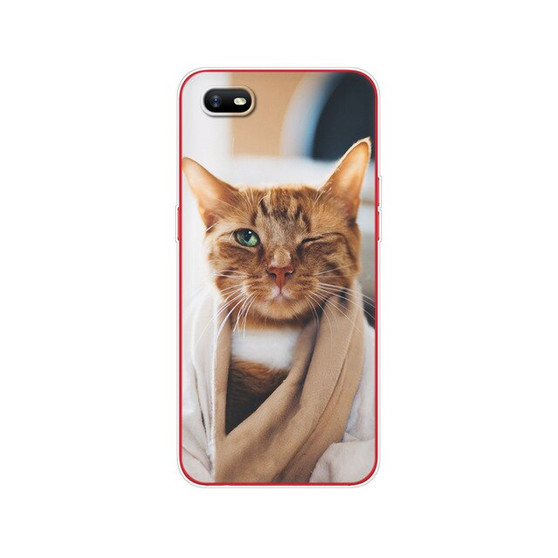 For OPPO A1K Case 6.1" Soft Silicon TPU Back For OppoA1K CPH1923 Phone Cover Bumper Bag