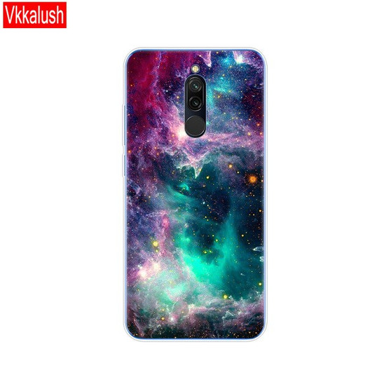 silicon case for xiaomi redmi 8 cases full protection soft tpu back cover on redmi 8 bumper hongmi 8 phone shell bag coque