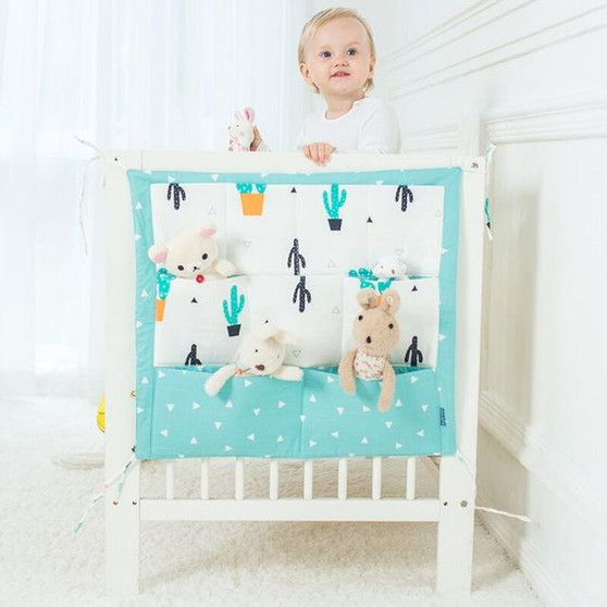 Cotton Cloth Baby Bed Hanging Organizer