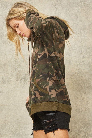 A Camouflage Hoodie