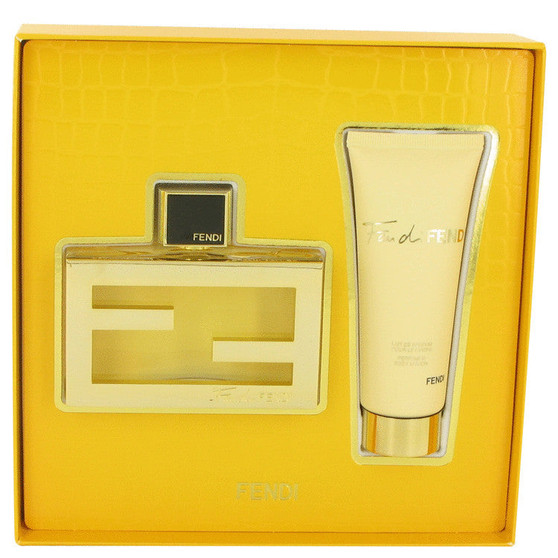 Fan Di Fendi by Fendi Gift Set -- 2.5 oz Eau De Parfum Spray + 2.5 oz Body Lotion (Women)