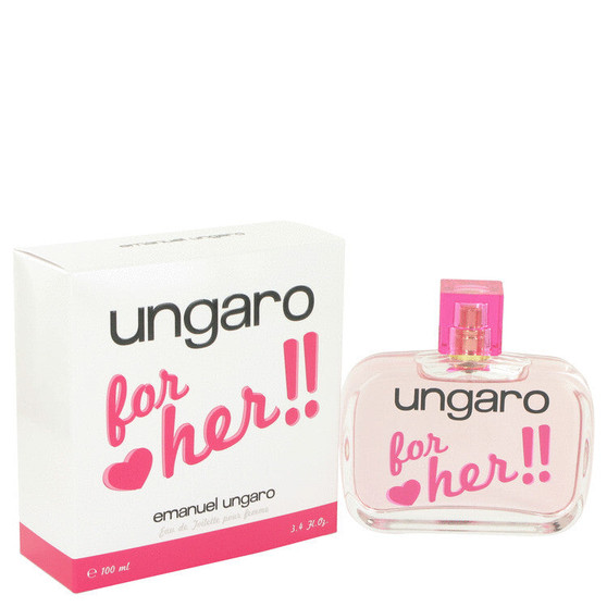 Ungaro For Her by Ungaro Eau De Parfum Spray 3.4 oz (Women)