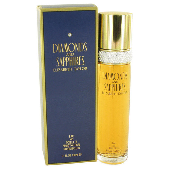 DIAMONDS & SAPHIRES by Elizabeth Taylor Eau De Toilette Spray 3.4 oz (Women)