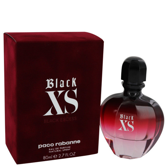 Black XS by Paco Rabanne Eau De Parfum Spray (New Packaging) 2.7 oz (Women)