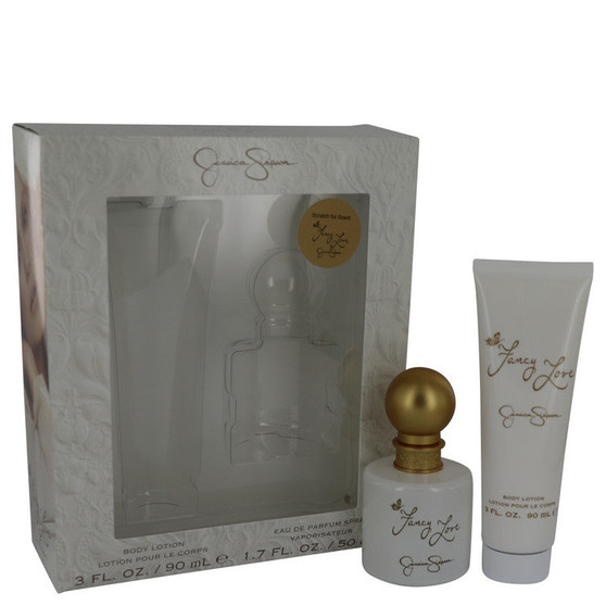 Fancy Love by Jessica Simpson Gift Set -- 1.7 oz Eau De Parfum Spray + 3 oz Body Lotion (Women)