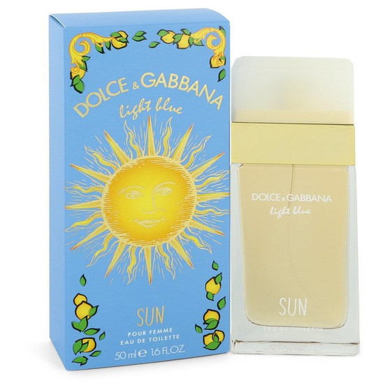 Light Blue Sun by Dolce & Gabbana Eau De Toilette Spray 1.7 oz (Women)