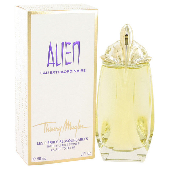 Alien Eau Extraordinaire by Thierry Mugler Eau De Toilette Spray Refillable 3 oz (Women)