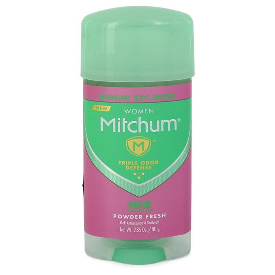 Mitchum Powder Fresh Anti-Perspirant Gel by Mitchum Powder Fresh Anti-Perspirant Gel Triple Odor Defense 48 hour protection 2.85 oz (Women)