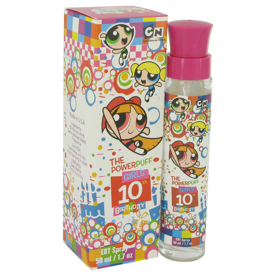 Powerpuff Girls 10th Birthday by Warner Bros Eau De Toilette Spray 1.7 oz (Women)