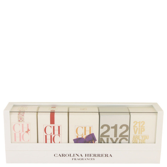 CH Carolina Herrera by Carolina Herrera Gift Set -- Mini Set includes 212 212 VIP CH CH Eau De Parfum Sublime and CH L'eau in beautiful gift box. (Women)