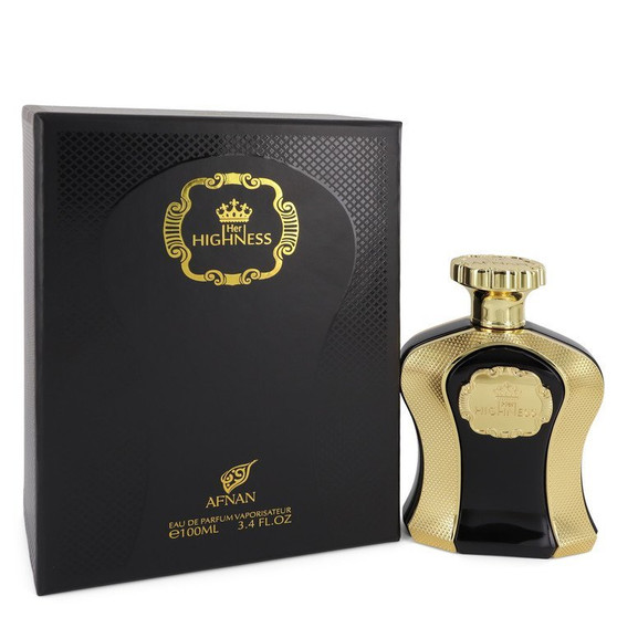 Her Highness Black by Afnan Eau De Parfum Spray 3.4 oz (Women)
