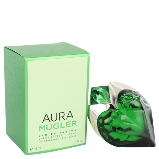 Mugler Aura by Thierry Mugler Eau De Parfum Spray Refillable 3 oz (Women)