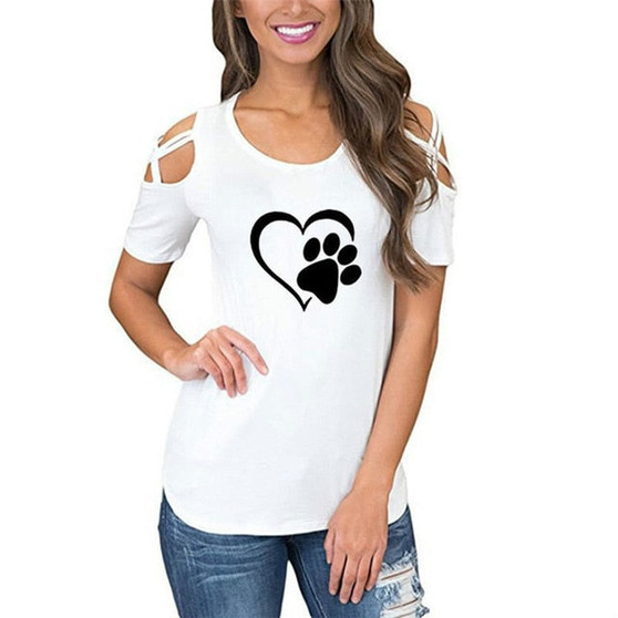 Paw Print Summer T-Shirt