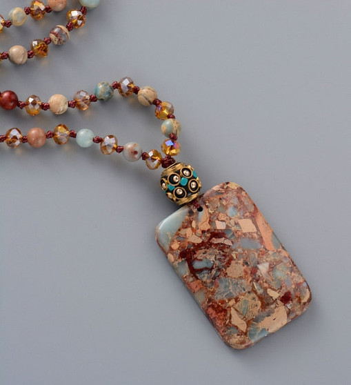 Healing Agate Handmade Necklace
