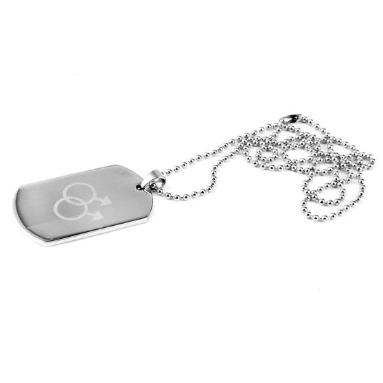 Gay Symbols Dog Tag