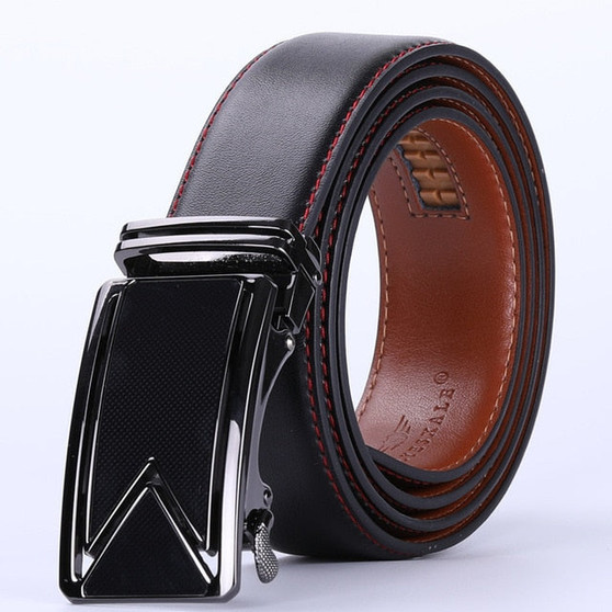 Men's Genuine Leather Ratchet Belt # 074
