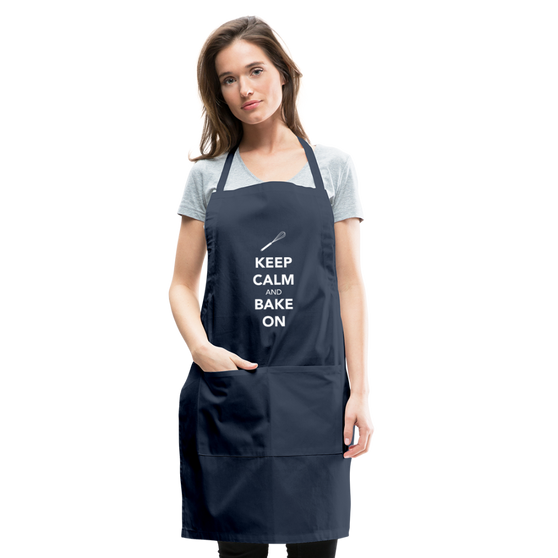 Keep Calm And Bake On Adjustable Apron