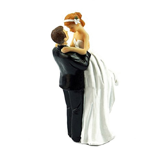 Romantic Gaze-Figurine Wedding Cake Topper