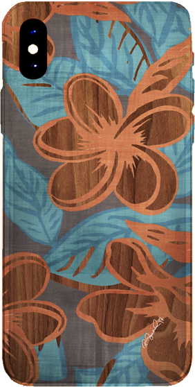 PMC iPhone 8 Case - Hawaiian Wood Flower