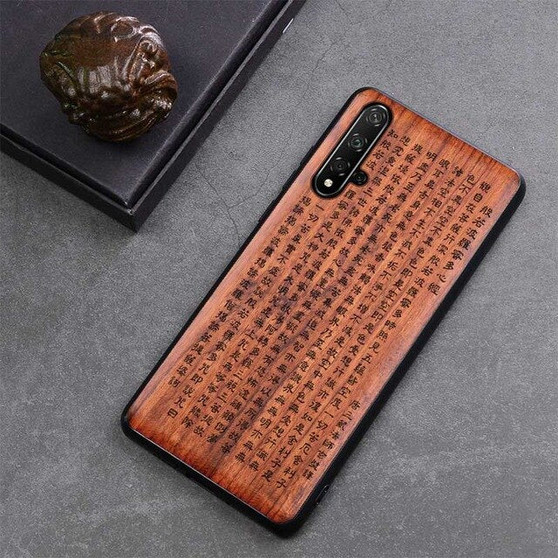 Honor 20 Case Boogic Original Real Wood funda Huawei Honor 20 Pro Rosewood TPU Shockproof Back Cover Phone Shell Honor20 case