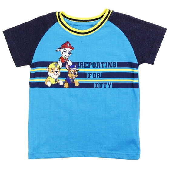 PAW Patrol Boys' T-Shirt Toddler Paw Patrol Graphic Tee, Blue