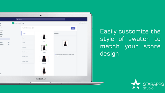 Color Swatch Shopify app - Starapps & JC app setup and implementation services