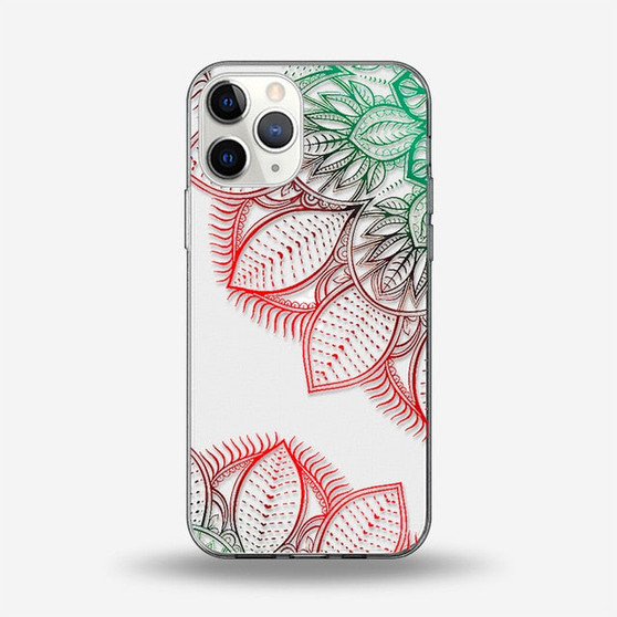 Mandala Case For iPhone 11 12 Pro Max Mini Cover For iPhone 7 8 6 6S Plus X XR XS MAX 5S SE 2020 Soft Silicone TPU Coque Fundas