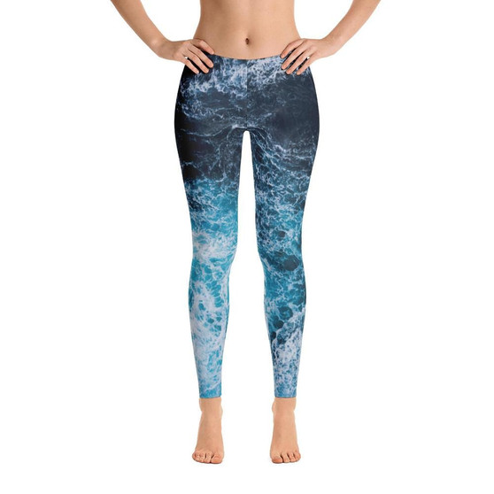 Blue Wave Leggings