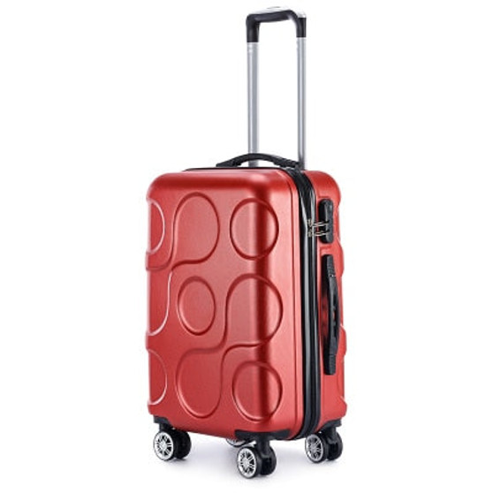 2018 NEW business ABS trolley case students Travel waterproof luggage rolling suitcase Boarding Password box Mute Cardan wheel