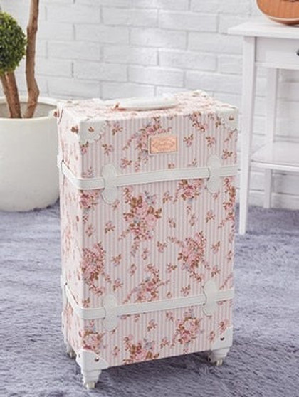 Travel Belt  Retro, stylish, perfect Women Flowers 20/22/24/26inch size Rolling Luggage and handbag Spinner Brand Suitcase