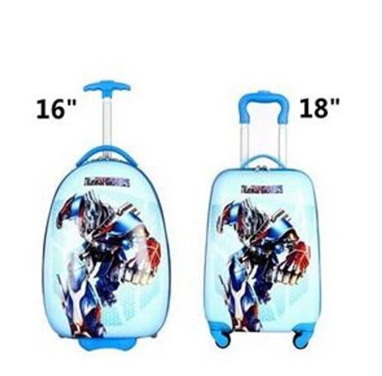 New Children's Hardside Luggage  Cartoon Suitcase Boy Boarding Rolling Luggage Student ABS  trolley luggage for kids Wheeled Bag