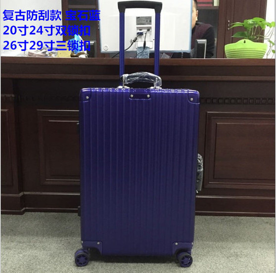 Vintage Grinded Travel Suitcase, Spinner travelling Luggage Computer Password Boarding Box luggage, High Quality