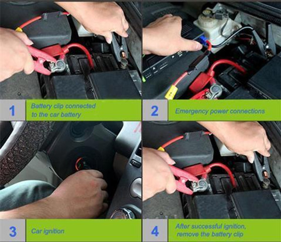 Multi-Functional Car Jump Starter 16000 MAH Power Bank