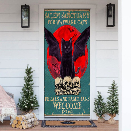 Salem Sanctuary For Wayward Cat Door Cover