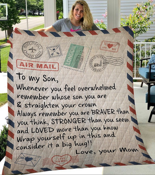 To My Son Quilt