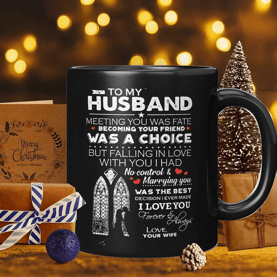 Valentine Day Gift To My Husband Lovely Mug