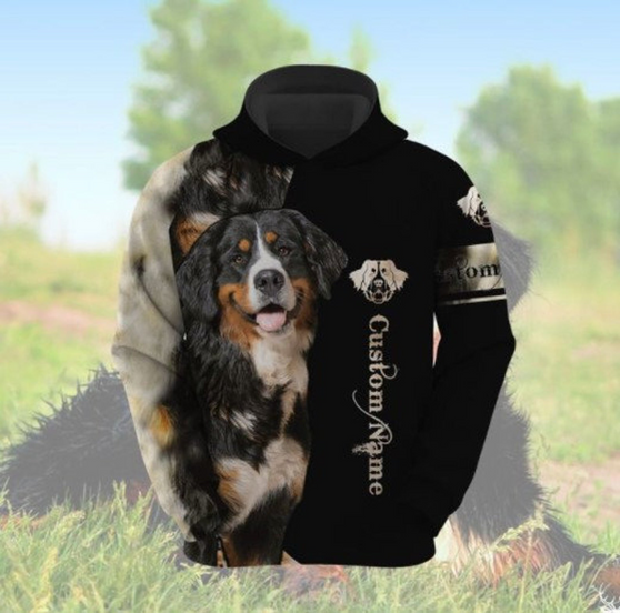 Personalized Customized Bernese Mountain Dog 3D Hoodie