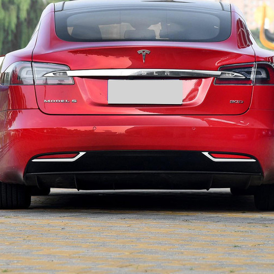 Stainless Steel Rear Trim for Tesla Model S