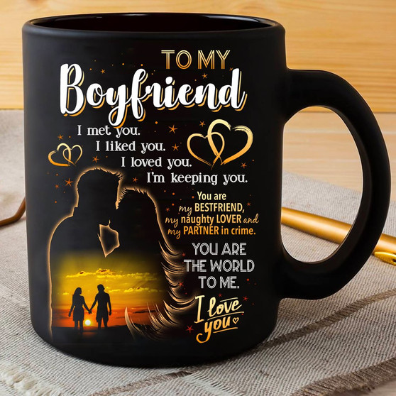 I Love You Couple Valentine Gift For Boyfriend Mug